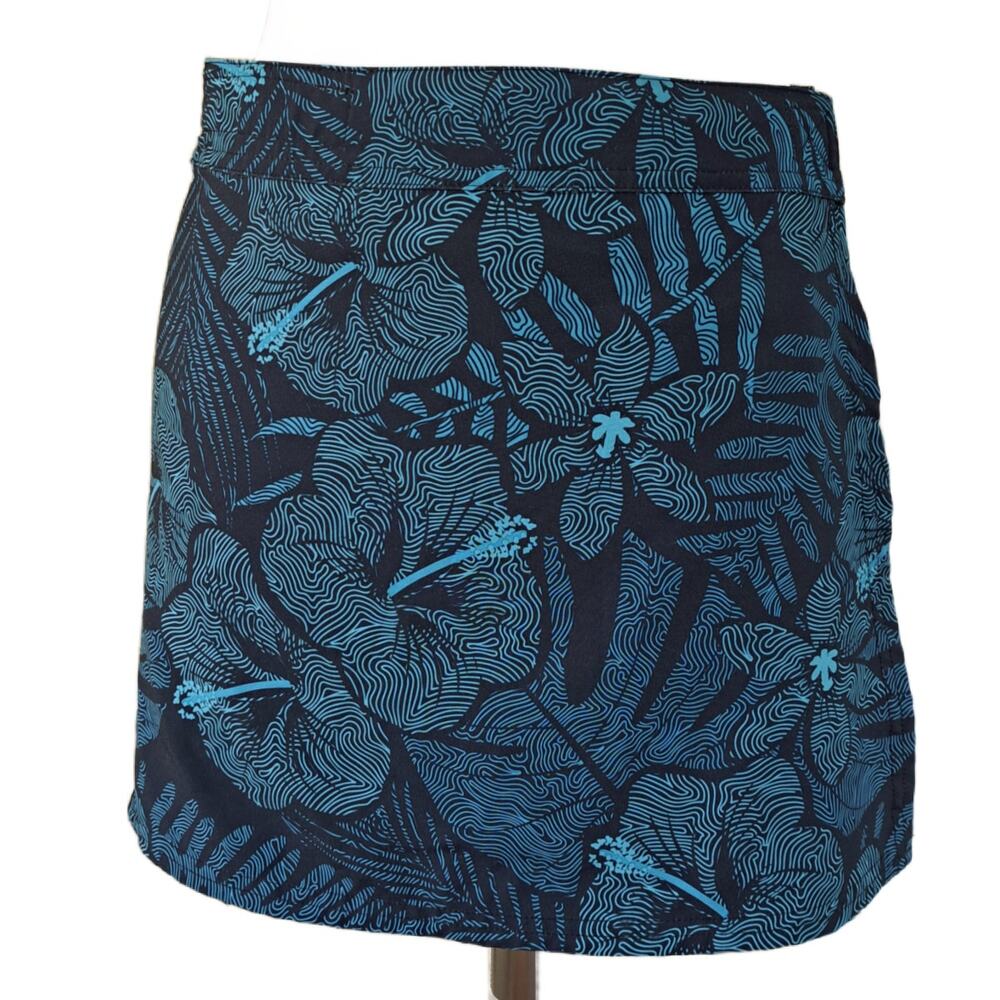 RipSkirt Hawaii Wrap Mini Skirt X-Small Length 1 Coverup Moonlight Maui Blue - Picture 2 of 12